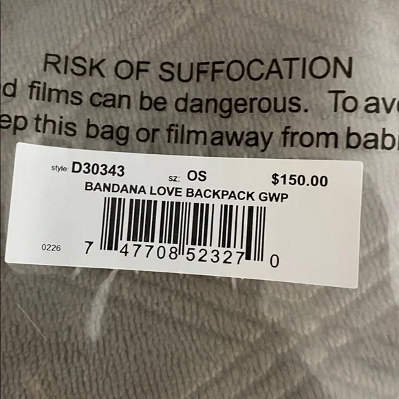 Brighton bandana love back pack - Picture 11 of 11